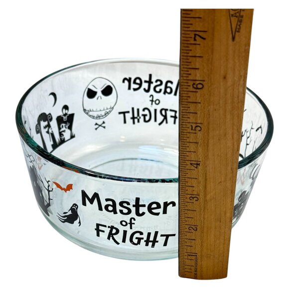 Pyrex Halloween Bowls Lot 2 Master of Fright Creepy Cute Nightmare Before Xmas - Picture 8 of 12